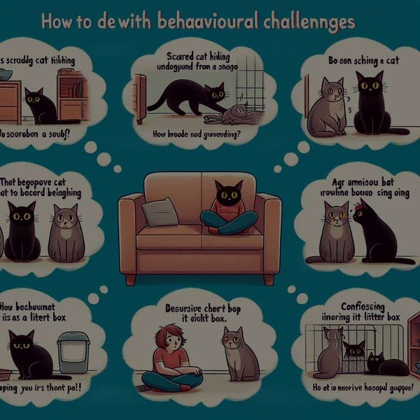 Comment faire face aux défis comportementaux des chats adoptés d'un refuge ?